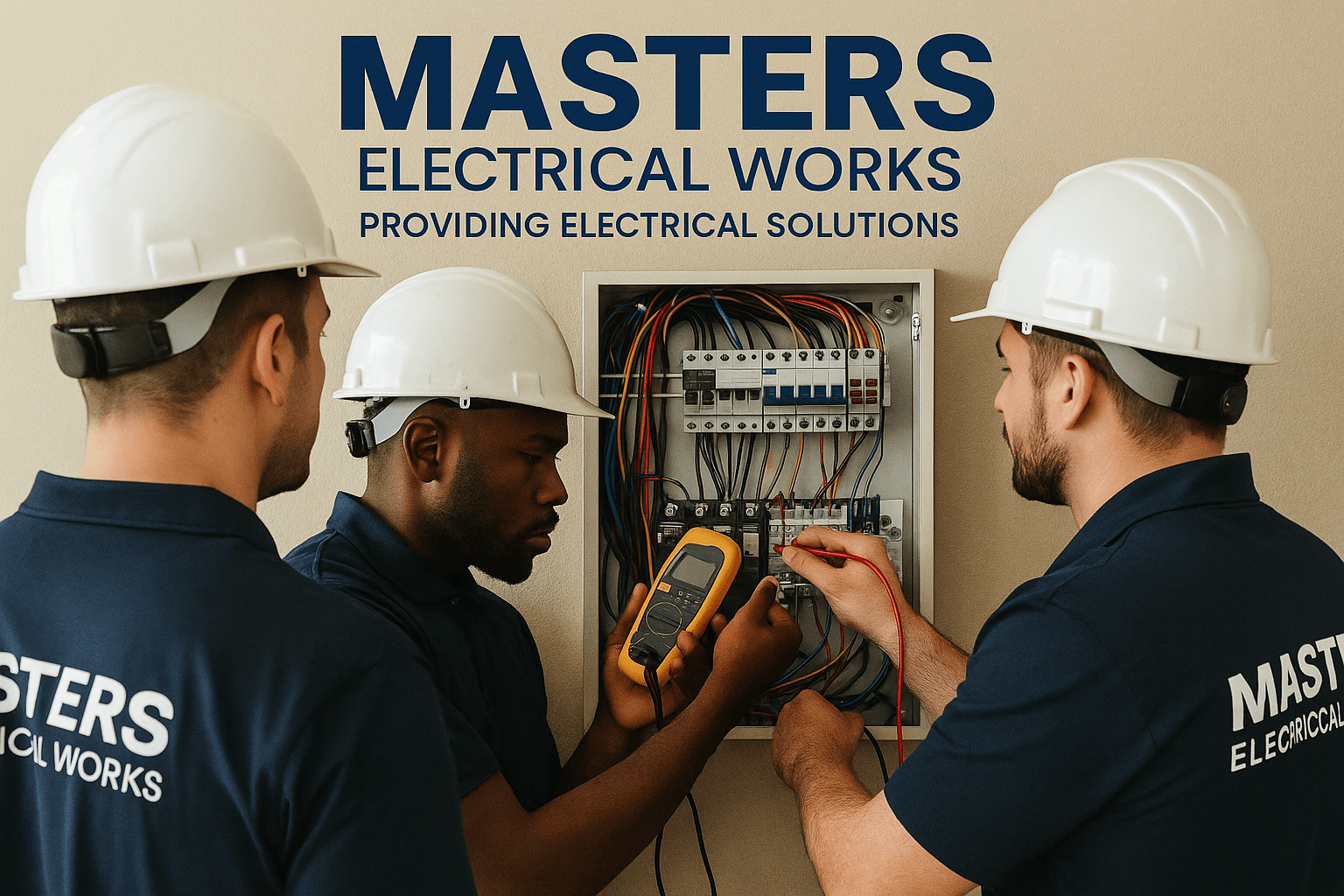 On-site installation by Masters Electrical Works